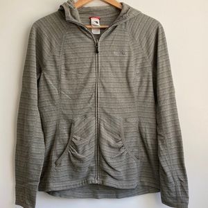 North Face Gray Hoodie size Large
